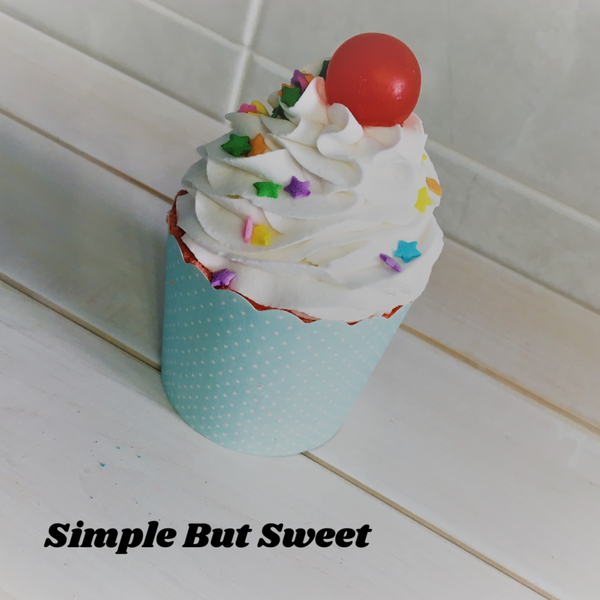 Simple but Sweet ~ Bubble Bath Bomb Cupcake